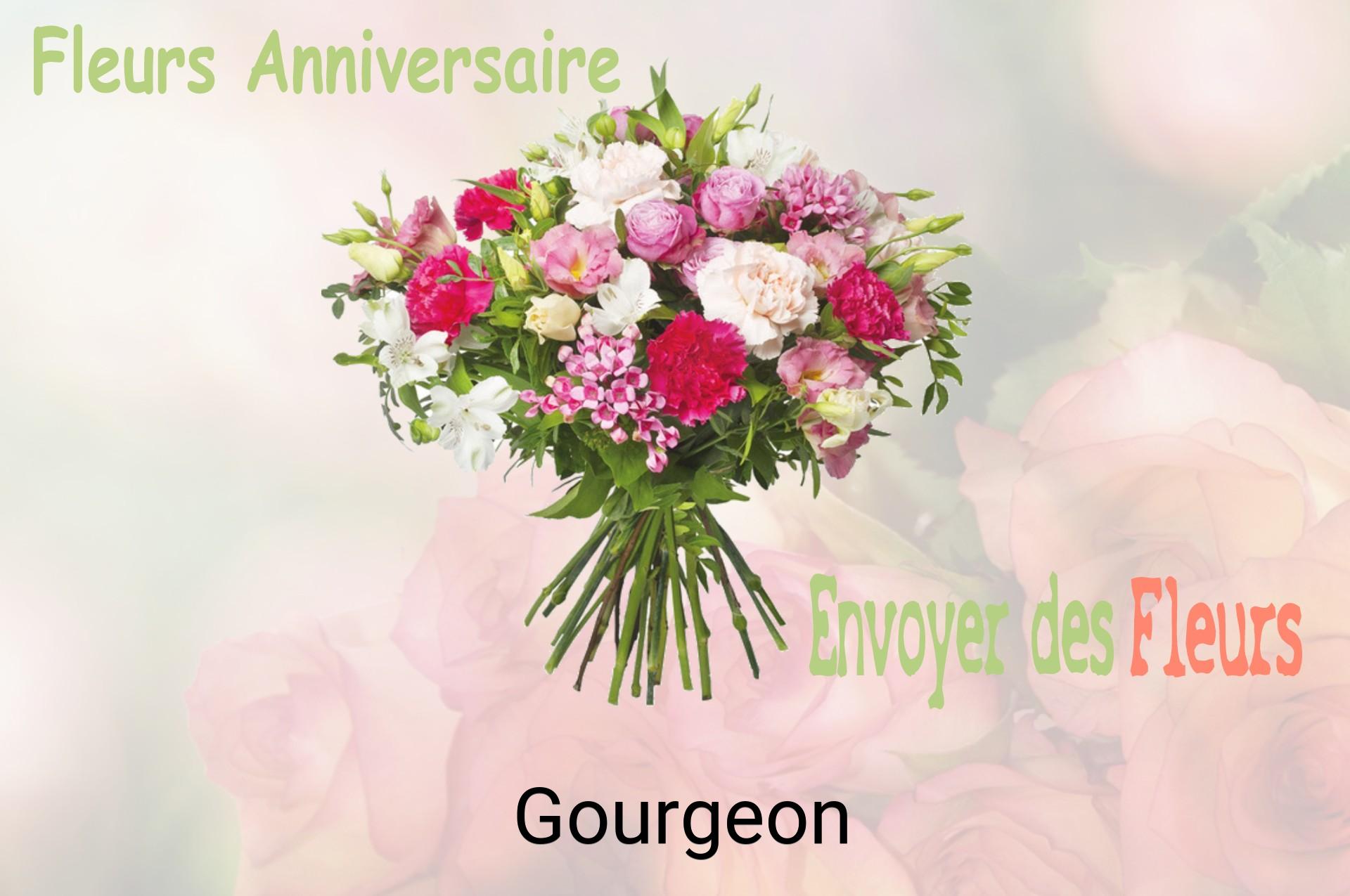 Bouquet de fleurs d’anniversaire livré à Gourgeon
